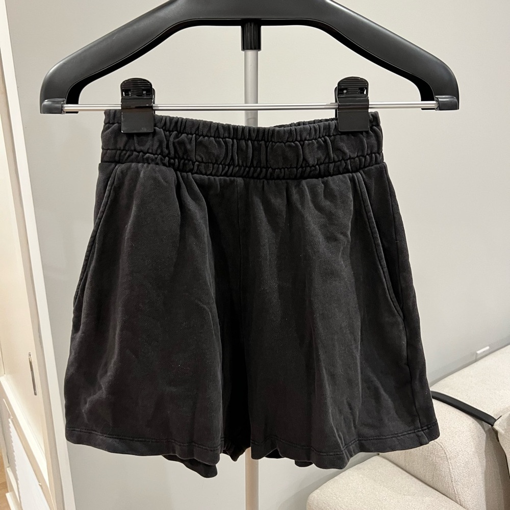 Zara charcoal black shorts